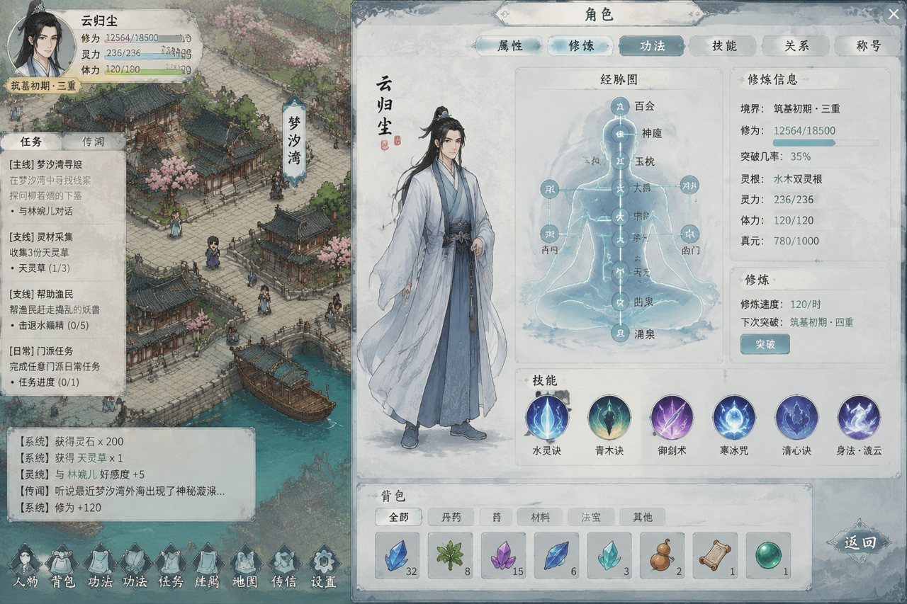 谪仙索欢录 中文界面 玩法截图 6